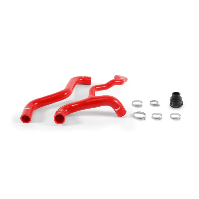 Viral Mishimoto 2012+ Fiat 500 Abarth/Turbo Red Silicone Radiator Hose Kit