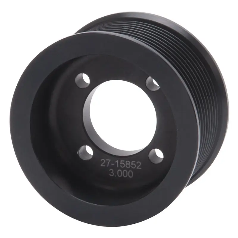 Worldwide Shipping Edelbrock Pulley Supercharger Enforcer 10 Rib 3In Black