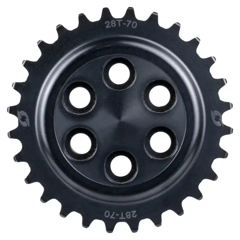 Worldwide Shipping KraftWerks Cogged Pulley - 70mm Cogged 64mm Width (28 TEETH GT2)