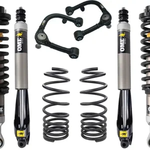 Old Man Emu 24-c lexus gx550/land cruiser mt64 kit w/uca front 3in/220-330lbs rear 2in/0lb suspension lift kit Free Returns