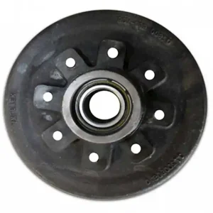 Worldwide Shipping Tow-Rite Brake drum 7.0k, 12" - 8 on 6.5, races 25520/14276, 9/16" studs