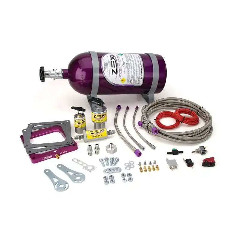 ZEX Dominator Flange Race Perimeter Plate System with 10 lb Purple Bottle (82312) Original