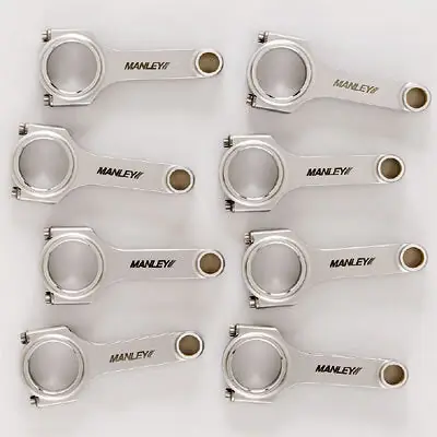 Worldwide Shipping Manley Chevy Small Block LS-1 6.125in H Beam w/ ARP 2000 Connecting Rod *Single