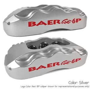 Baer Brakes 13" Track4 Front Brake Kit, Silver, SDZ, Std. Studs (4301406S) Worldwide Shipping
