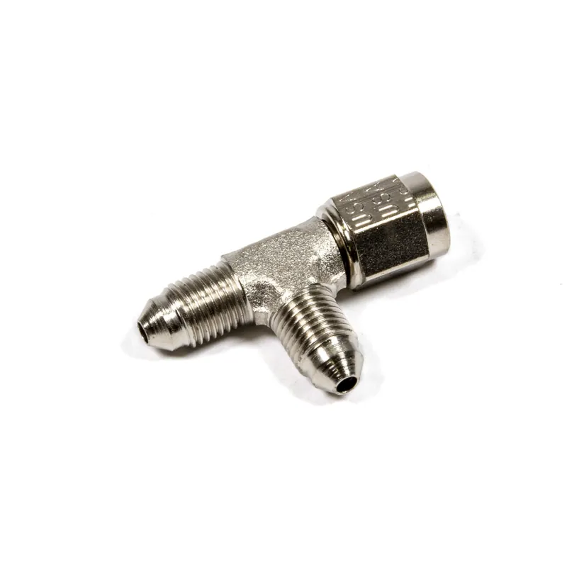 XRP Adapter Tee Fitting 3 AN Female Swivel x 3 AN Male x 3 AN Male Steel Natural - Each Today Only