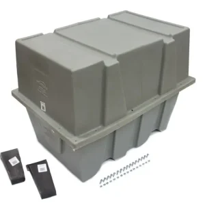 Next Day Delivery Scribner Plastics Complete Engine Engine Storage Case - Gray - Small Block Chevy / Small Block Ford