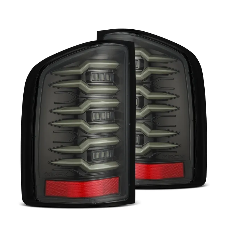 07-13 Chevy Silverado LUXX-Series LED Tail Lights Alpha-Black Get Yours