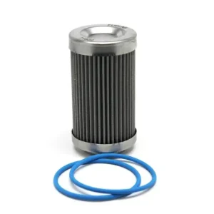 Worldwide Shipping Fuelab 40 Micron Stainless Replacement Element - 3in w/2 O-Rings & Instructions