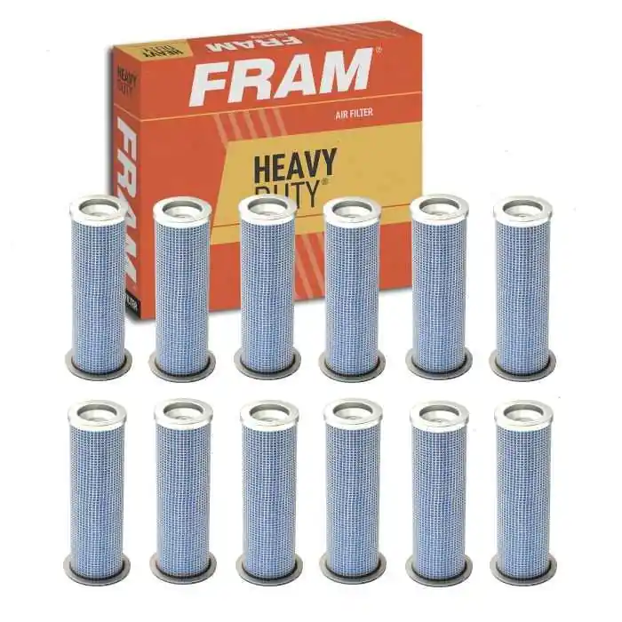12 pc FRAM Heavy Duty CA258SY Air Filters for 124861 25097119 A1113C AF3591 AF874 CA3591 CA611 Final Sale