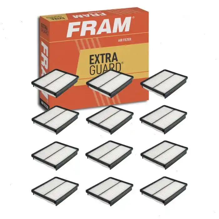 12 pc FRAM Extra Guard CA11116 Air Filters for 143-3739 49450 619-49450 A152C AA304 AF1561 AF29 AF7922 CA518 E-1040 TA36124 Intake Inlet Manifold Fuel Delivery Filters Worldwide Shipping