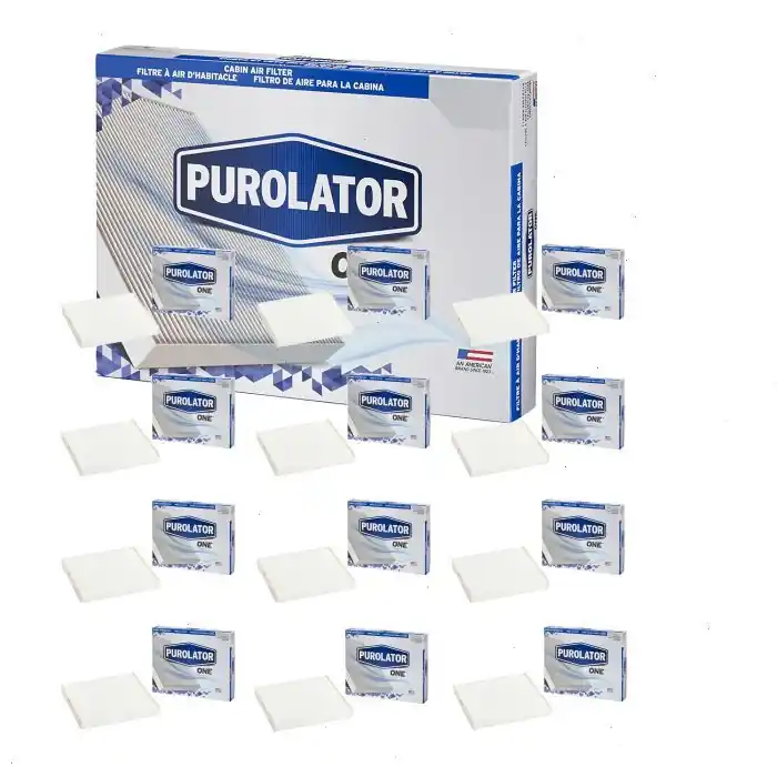 12 pc Purolator ONE C36157 Cabin Air Filters for 940 HVAC Heating Ventilation Air Conditioning Vent Filters Authentic