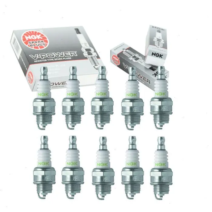 10 pc NGK V-Power 1589 (BPMR7Y) Spark Plugs for Ignition Wire Secondary Buy Direct