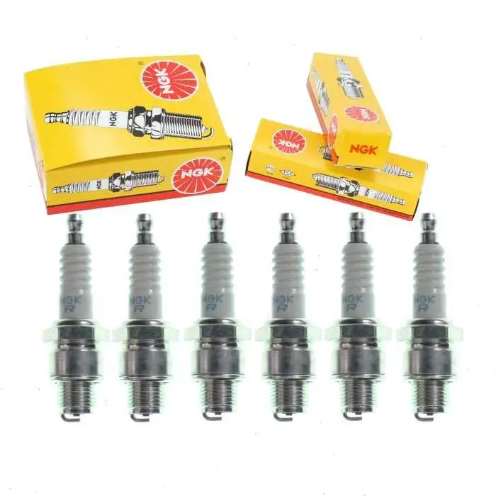 1953-1957 Aston Martin DB2-4 3.0L L6 6 pc NGK Standard Spark Plugs - Ignition Wire Secondary Authentic