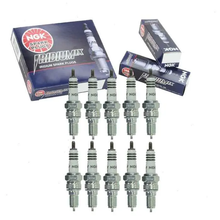 10 pc NGK Iridium IX 6216 (CR9EHIX-9) Spark Plugs for 4142 4143 4203 90793-20163 98059-59916-HE Limited Offer