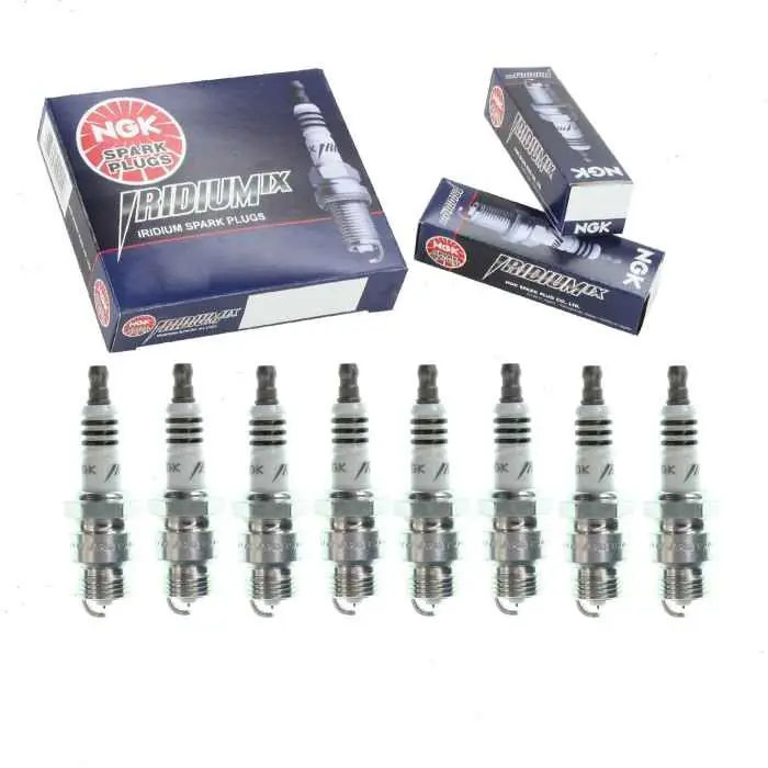1956-1957 Lincoln Mark II 6.0L V8 8 pc NGK Iridium IX Spark Plugs - Ignition Wire Secondary Limited Offer