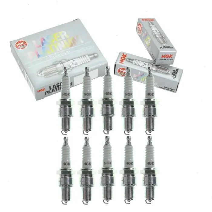 10 pc NGK Laser Platinum 1675 (PFR7S8EG) Spark Plugs for 06H 905 601 A 4701 9782 FR5KPP332S Handmade