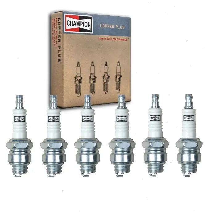 1958 Fargo FL6 Pickup 4.1L L6 6 pc Champion Copper Plus Spark Plugs - Ignition Wire Secondary Final Sale
