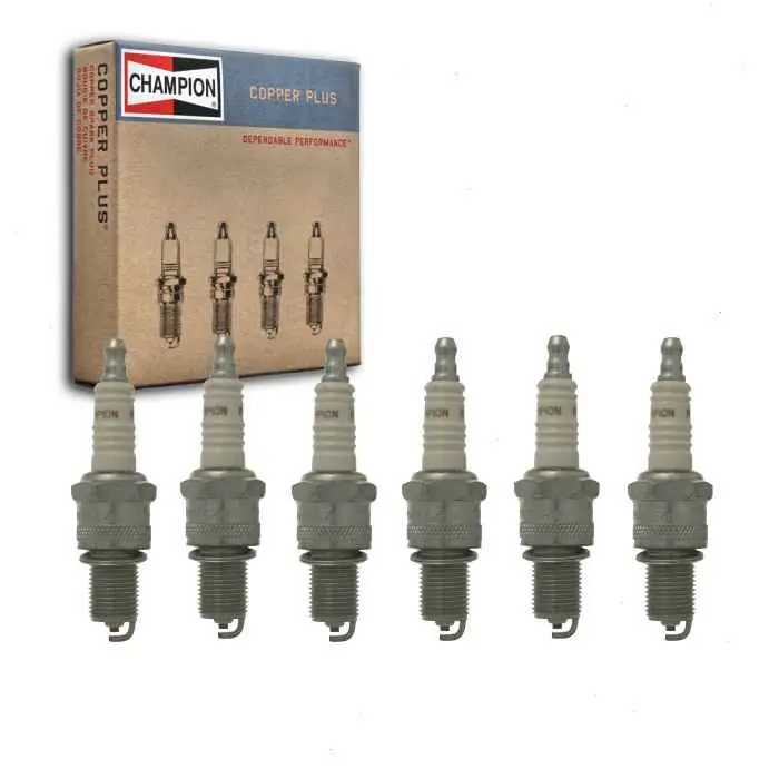 1956-1963 Mercedes-Benz 300SL 3.0L L6 6 pc Champion Copper Plus Spark Plugs - Ignition Secondary Holiday Sale