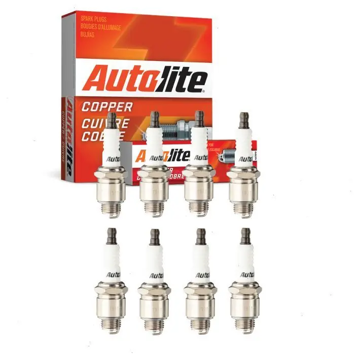 1954 Fargo FC1C Pickup 4.0L V8 8 pc Autolite Copper Core Spark Plugs - Ignition Wire Secondary Buy Direct