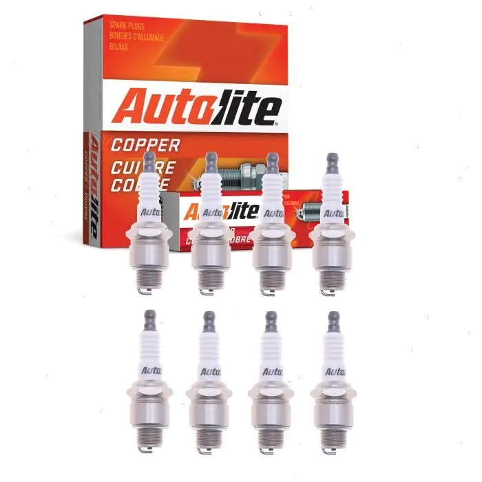 1956 Hudson Hornet Special 8 pc Autolite Copper Core Spark Plugs - Ignition Wire Secondary Same Day Shipping