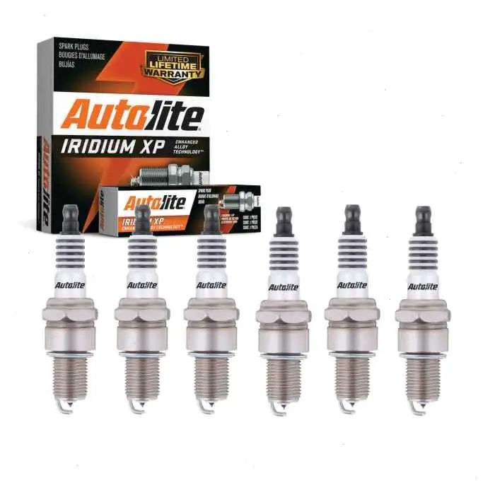 1954-1957 Mercedes-Benz 220a 2.2L L6 6 pc Autolite Iridium XP Spark Plugs - Ignition Wire Secondary Top Pick