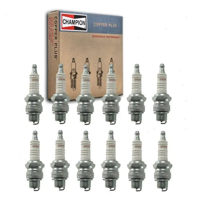 1941-1942 Lincoln Custom 4.8L 5.0L V12 12 pc Champion Copper Plus Spark Plugs - Ignition Wire Shop Now