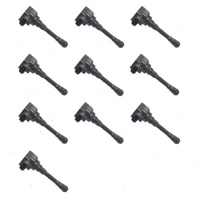10 pc Hitachi Astemo IGC0084 Ignition Coils for 22448-1KC0A 22488-1KC0A 48764 GN10614 UF659 Spark Plug Wire Boot Top Rated
